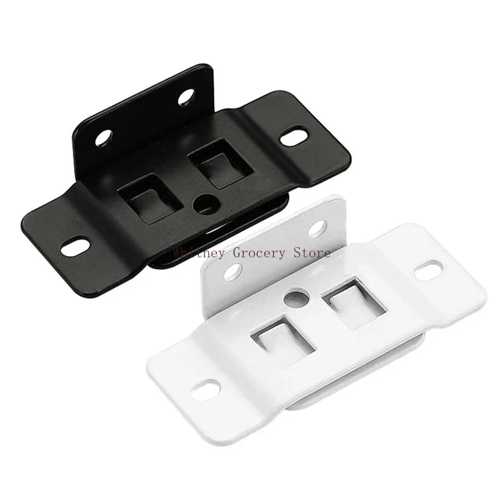 4 Pair Metal Fixing Buckle Two in One Insert Furniture Laminate L Shaped 90 Degree Connector Bracket Hardware Easy Install Home