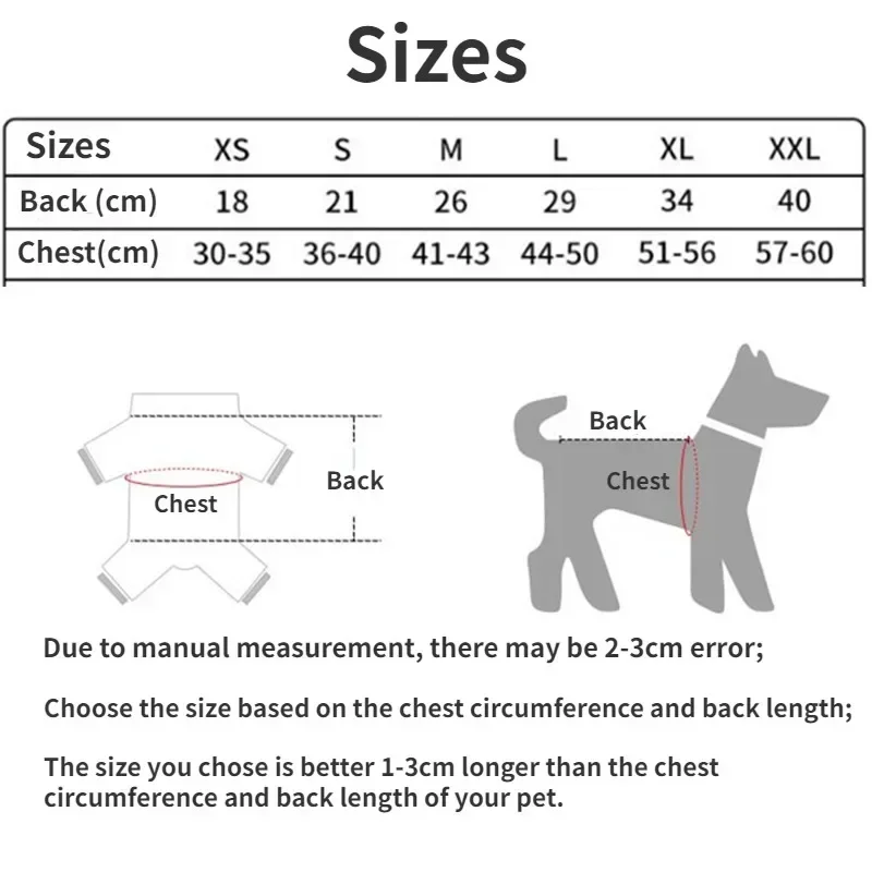 Soft Warm Fleece Pet Jumpsuits 2