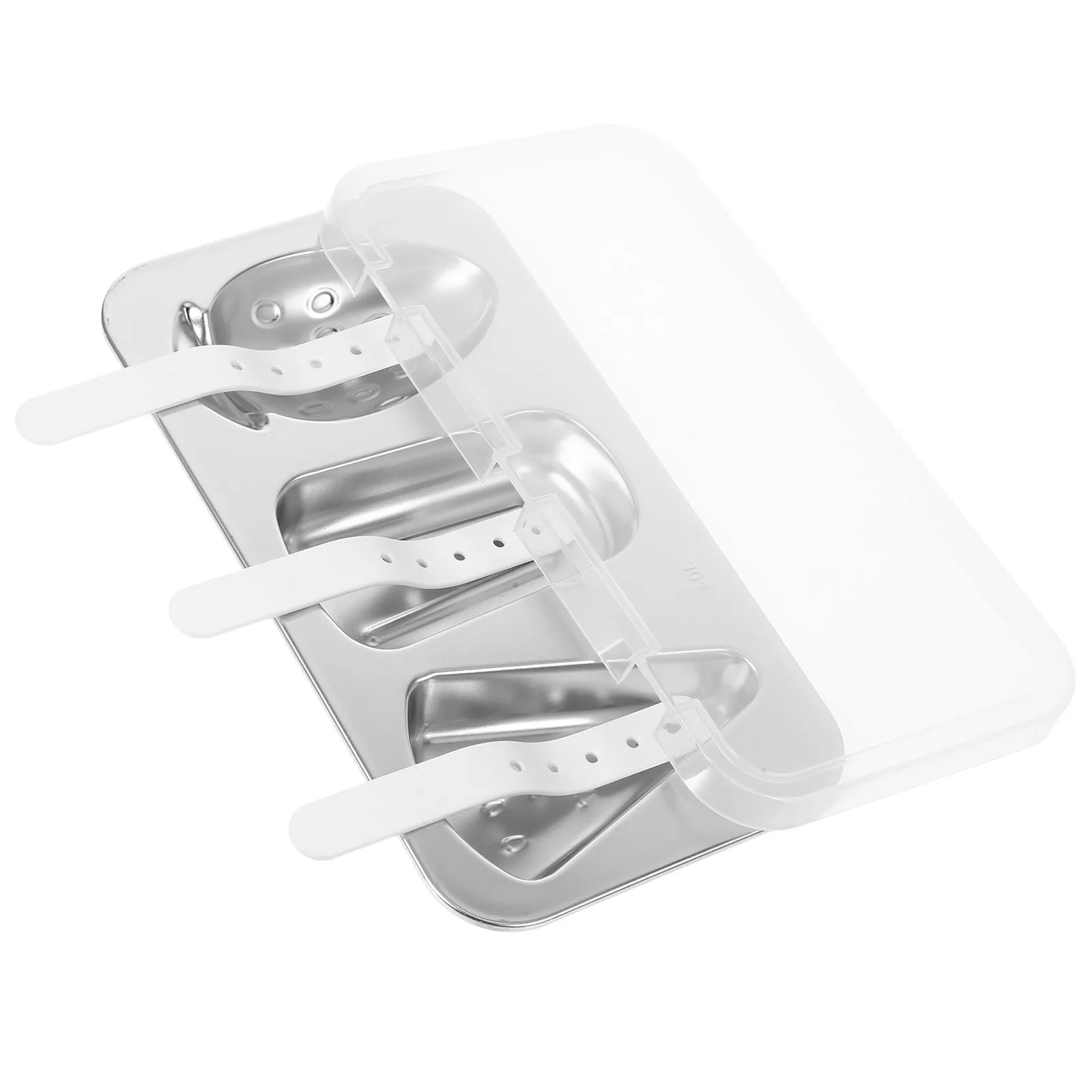 Stainless Steel Ice Cream Mold Premium Reusable DIY Ice Pop Tray for Kids Homemade Treats Juice Yogurt Fruit Jam Jelly