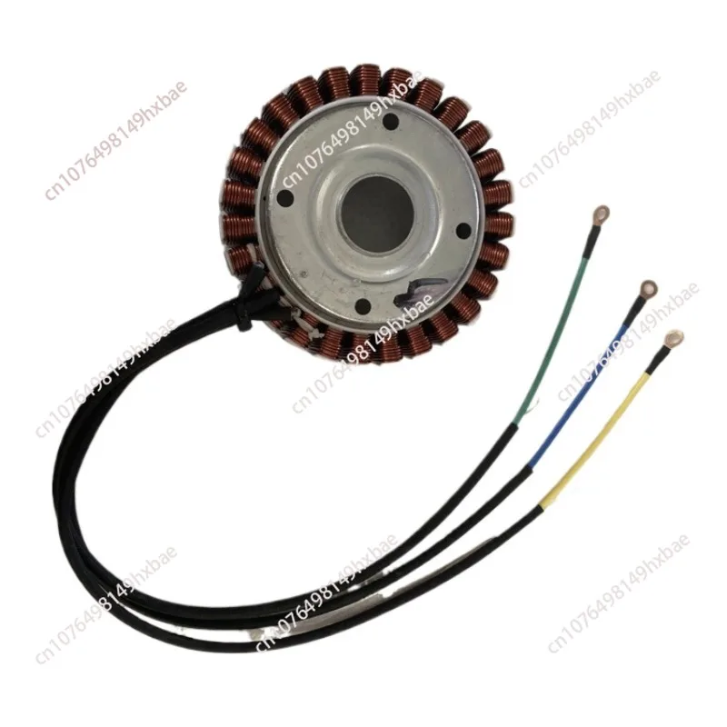 

Water pump, flat shaft engine, modified generator, stator rotor