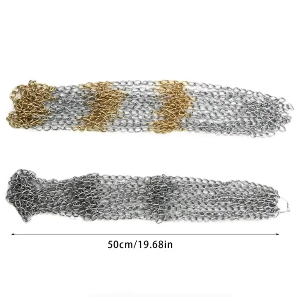 Galvanized Steel Metal Basketball Net Basket Frame Fits Standard Basketball Target Net Rustproof Metal Chain