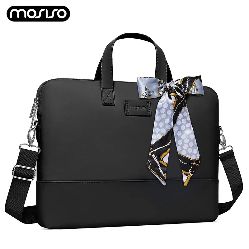 

MOSISO Women Shoulder Bag luxury for MacBook Air Pro 13 13.3 14 15 16 inch Notebook PU Leather Laptop bag Shoulder Bag Briefcase
