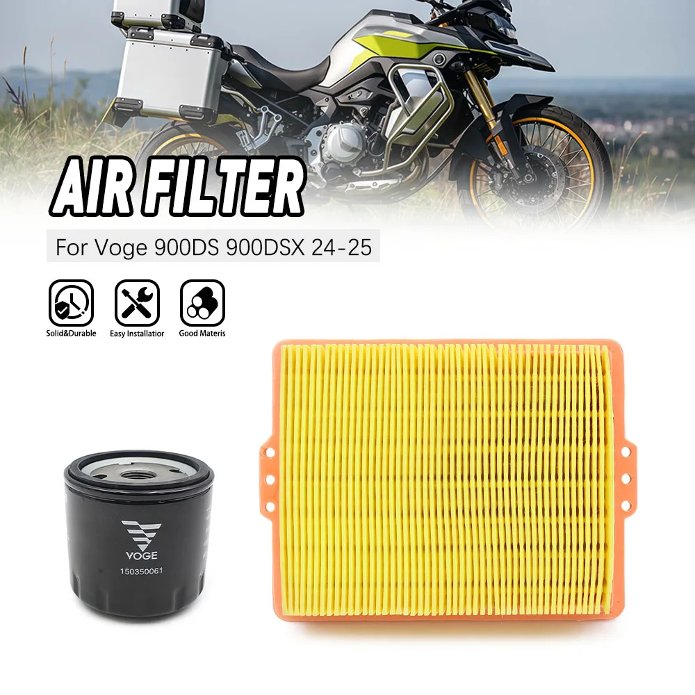 

Motorcycle Parts Air Filter Oil Filter Cleaner For VOGE DS900 DS900X 900DS 900 DS 24-25 Replacement