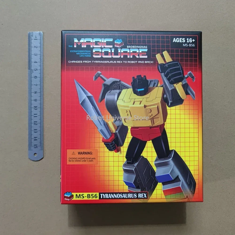 【NEW】Transformers Magic Square MS-TOYS MS-B56 MSB56 Tyrannosaurus Rex Grimlock G1 Mini Action Figure Robot Toys