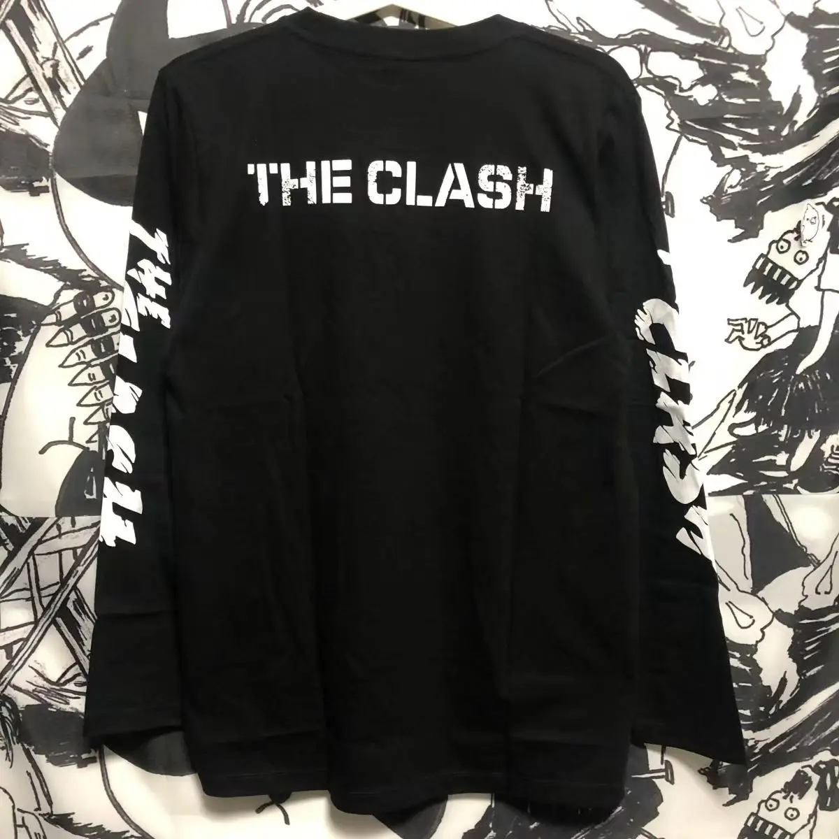 

Vintage Men's Casual Harajuku T-shirt Y2k Hip Hop Streetwear Rock Long Sleeve Oversize Cotton Tee