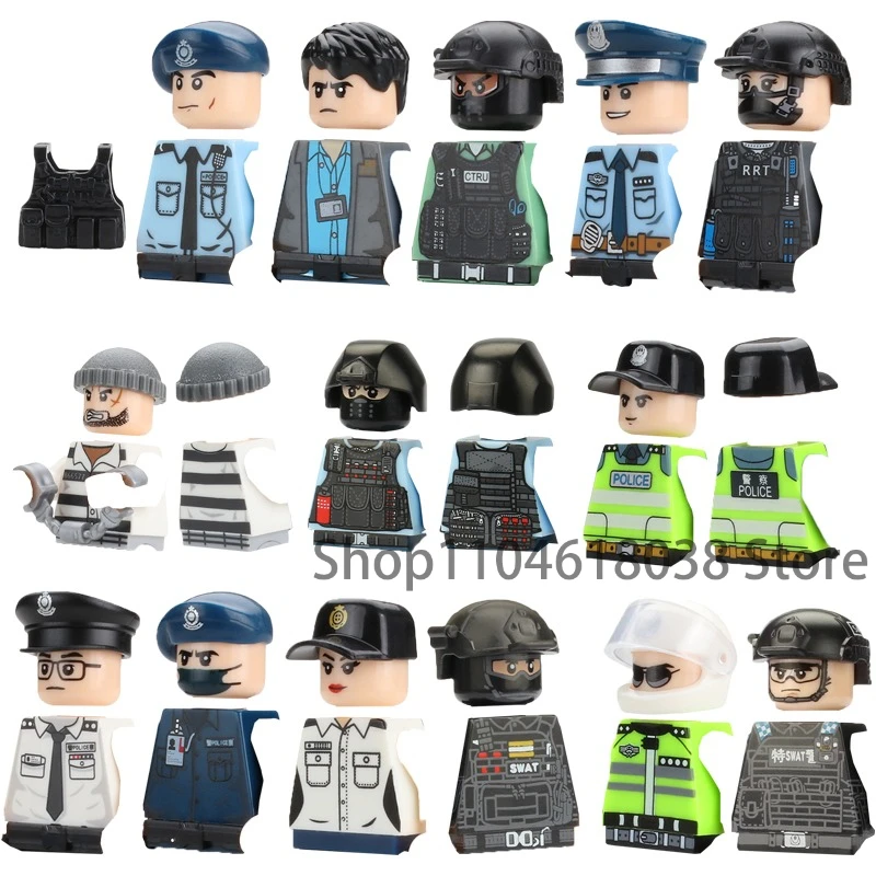 Military Soldiers Figures Weapons Building Blocks Accessories Two-color Guns Assault Sniper Rifles M16 M4 Model Bricks Toy Gift