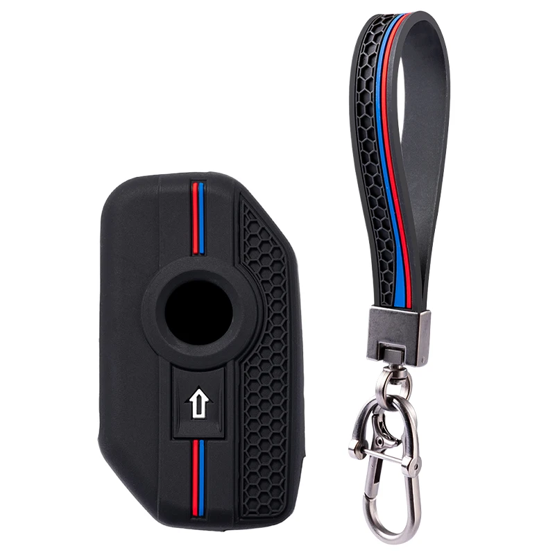 Motorcycle Silicone Key Case Cover FOB for BMW R1250GS R1200GS C400gt F750GS F850GS K1600B K1600GT R1200RS R1200RT F900R F900XR