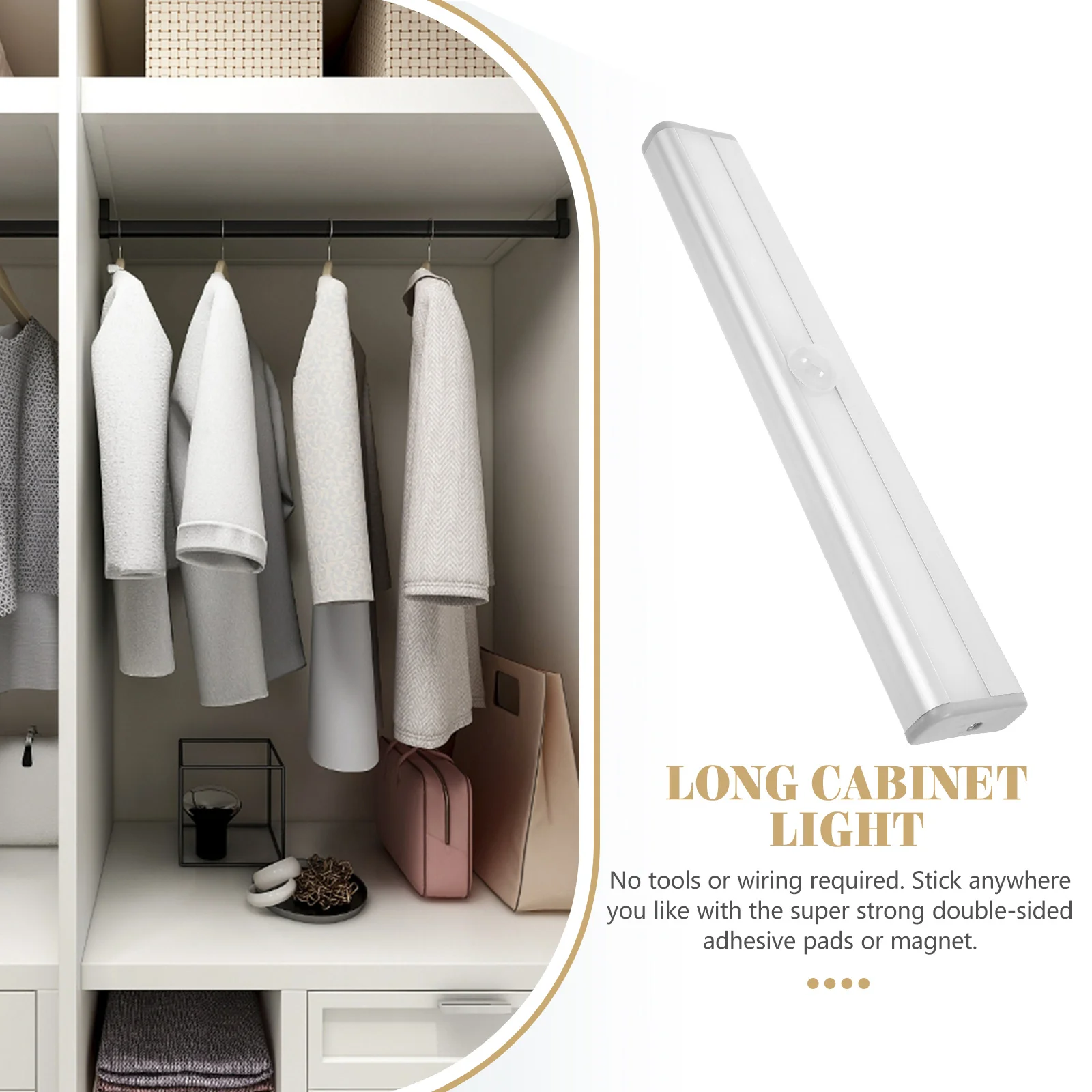 

Motion Sensor Night Light LED Cabinet Lamp Human Body Induction Lights Corridor Stairs Bathrooms Wardrobes Small Night Light