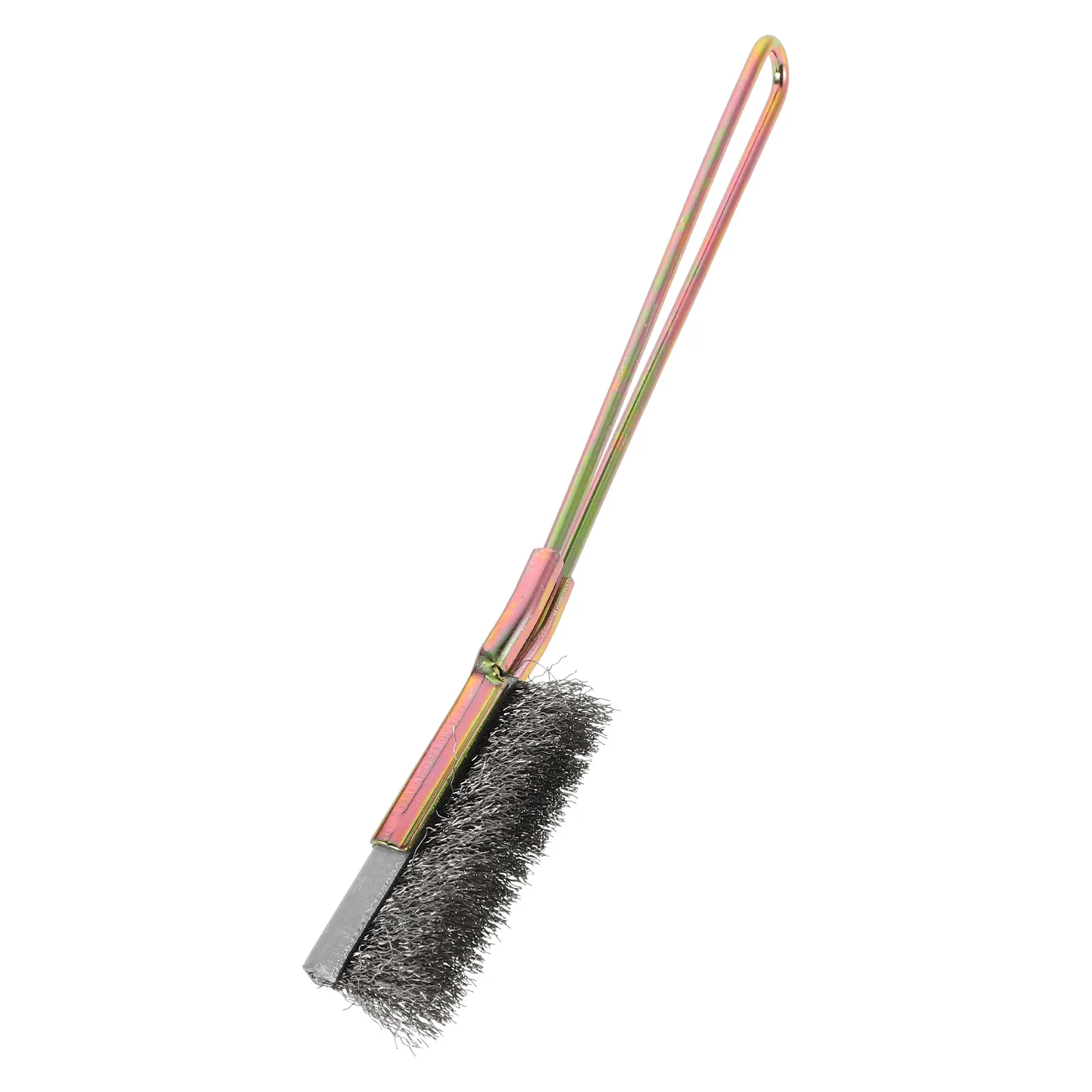 

Stainless Steel Brush Handle Metal Wire Cleaning Tool for RV Stove Rust Removal Kitchen Grill Hard Brushes Portable Set
