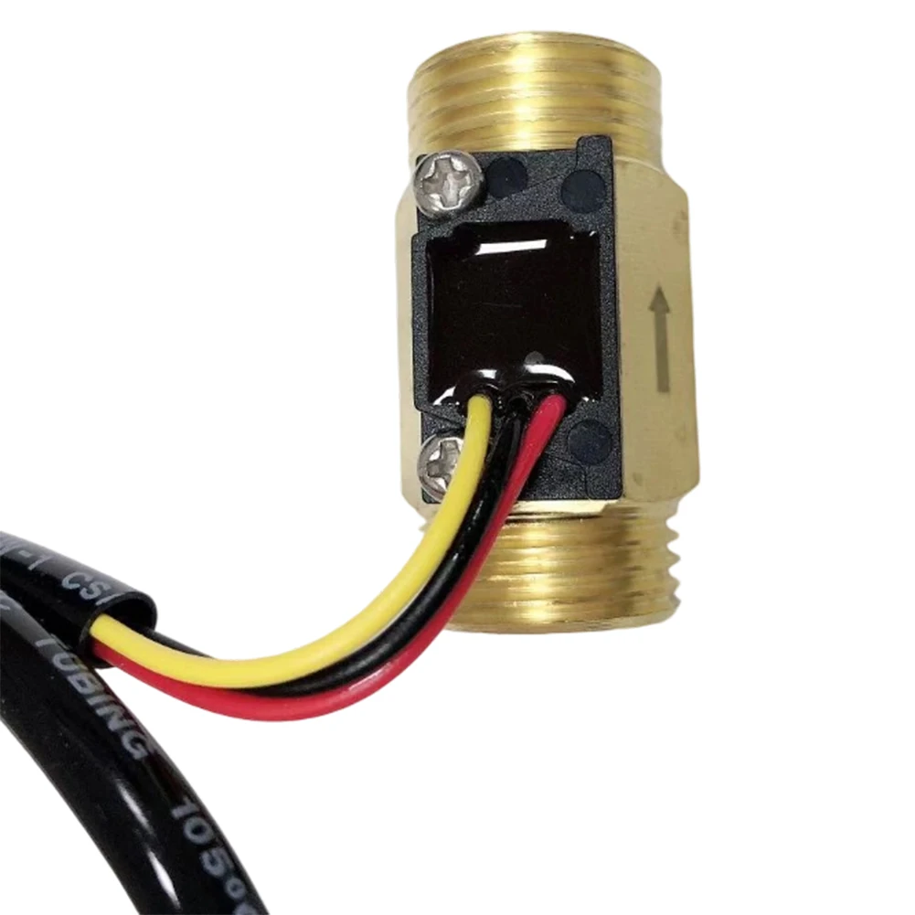 Hall Effect Switch Water Flow Sensor Industrial Automation DN15mm G1 2 Three-wire Connection Hall Effect Sensing