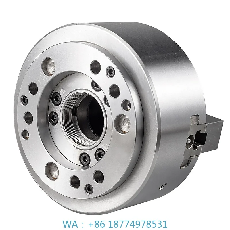 

Полые гидравлические патроны с челюстью 250 мм, токарный станок с ЧПУ высшего качества, 3-кулачковый, 10-дюймовый силовой патрон, 3 мягких