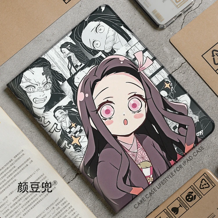 Kamado Nezuko Anime For iPad Air 4 5 10.9 Mini 5 6 Case Luxury Silicone For Pro 12.9 11 iPad 10th Protective Shell