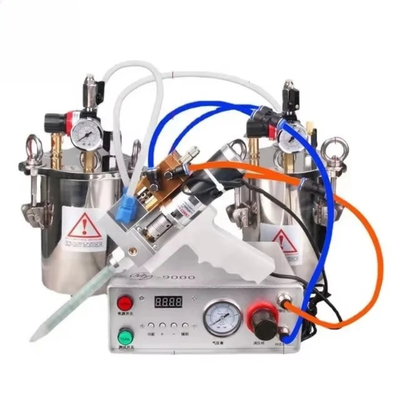 

Hand Valve Mobile Dispenser Manual Electric Stirring Double Liquid Valve ab Dynamic Glue Filling Machine