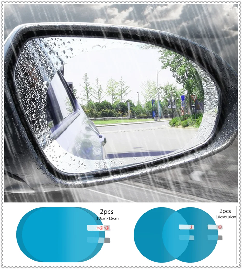 

Car shape rearview mirror rain film anti-fog paste protection vision for Subaru VIZIV-2 Hybrid Exiga Tribeca G4e B9 R1 Pleo Baja