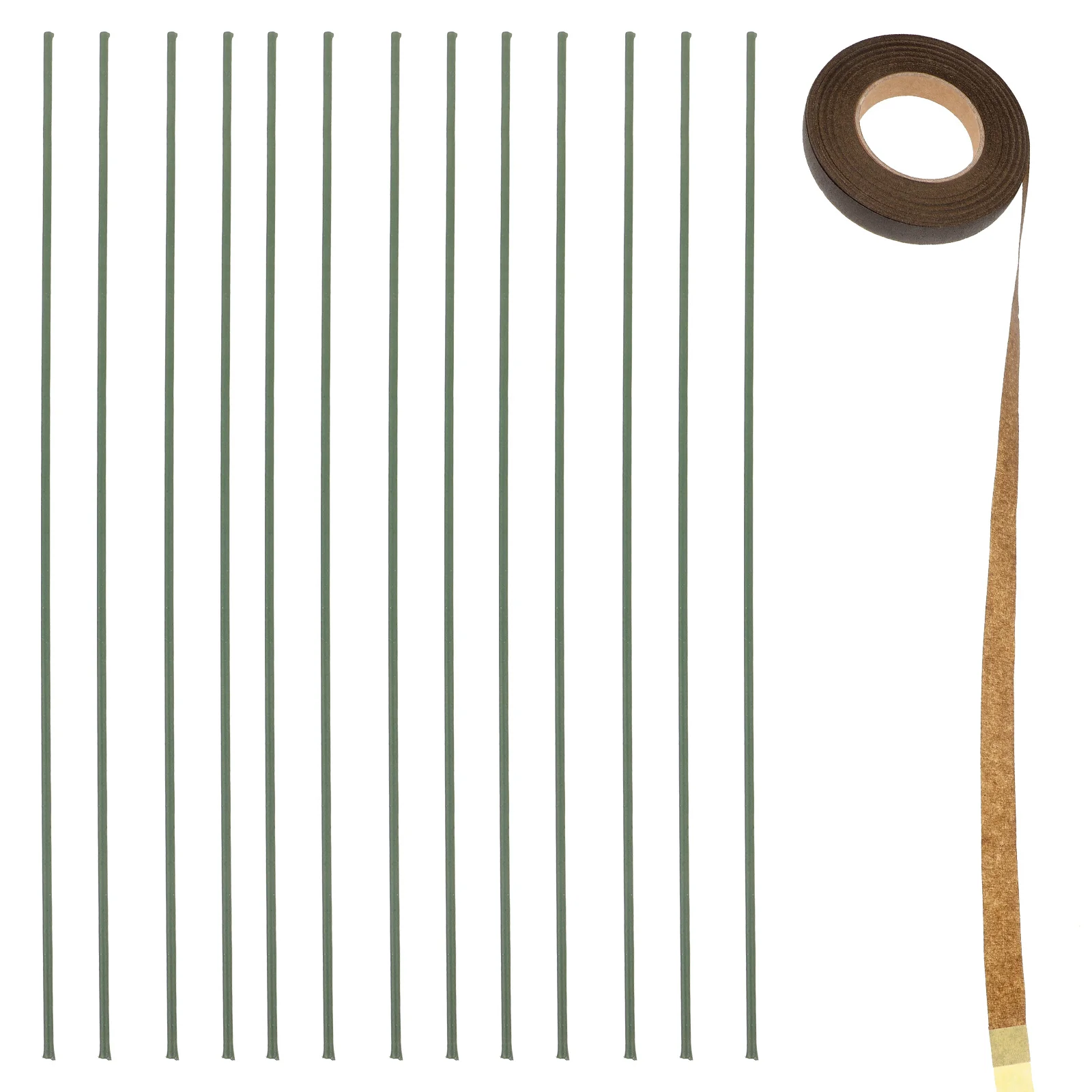 

1 Set Of Iron Diy Stems Flexible Wire Floral Stem For Wedding Party Artificial Flower Arrangement Decorative Flower Rod Kit
