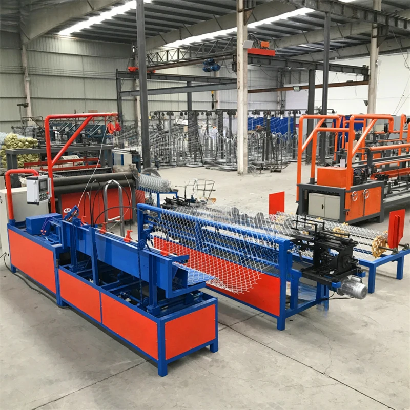 Factory Best Price Automatic Chain Link Fence Making Machine with PLC Galvanized Wire High Capacity 50-120/hour Easy to Operate