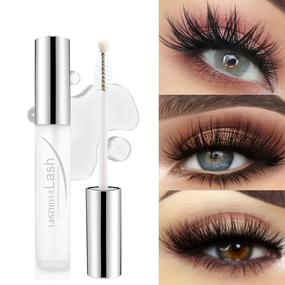 Siero per la crescita rapida delle ciglia, potenziatore naturale delle sopracciglia delle ciglia, cosmetici per ciglia arricciate più spesse, prodotto per la crescita delle ciglia