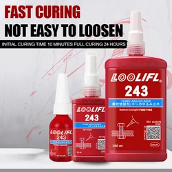 Loctite 243 Blue Medium Strength Threadlockers Universal Thread Adhesives Waterproof Removable for All Metal Threaded Components