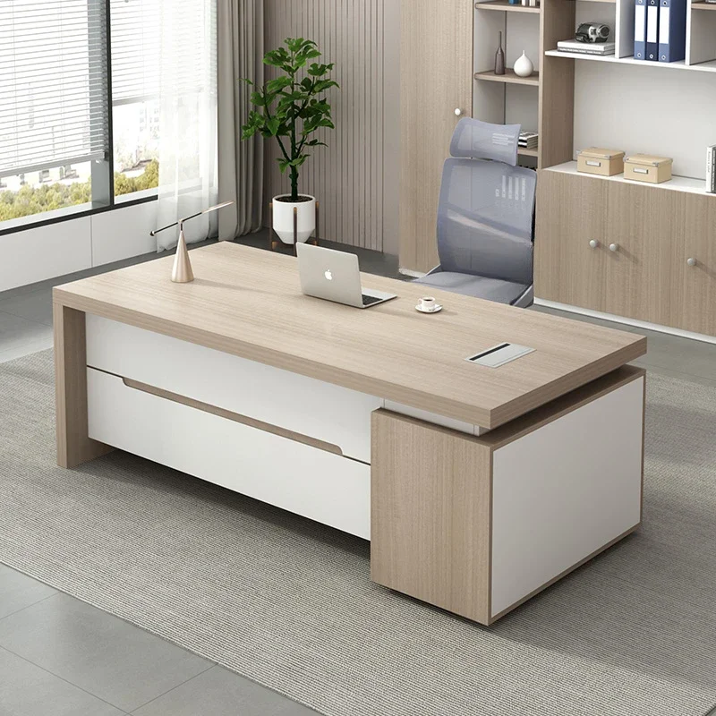 Work Sedentary Computer Desks Drawers Storage Reading Stand Study Office Desk Luxury Conference Mesa Ordenador Office Furniture