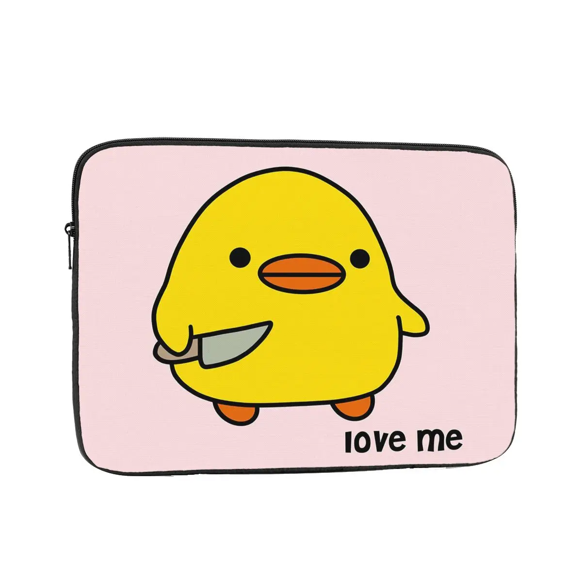 

Duck With Knife Love Me Version Kawaii Duck Knife Duck Laptop Sleeve Cover Bag Notebook Bag Sleeve Tablet Shockproof Case Bag