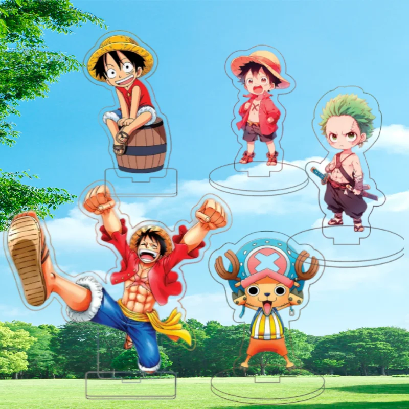 

Gear 2Nd Kick Action Pose Style Acrylic Stand for One Piece Sanji Monkey D. Luffy Peripheral Desktop Decor Gift for Fans
