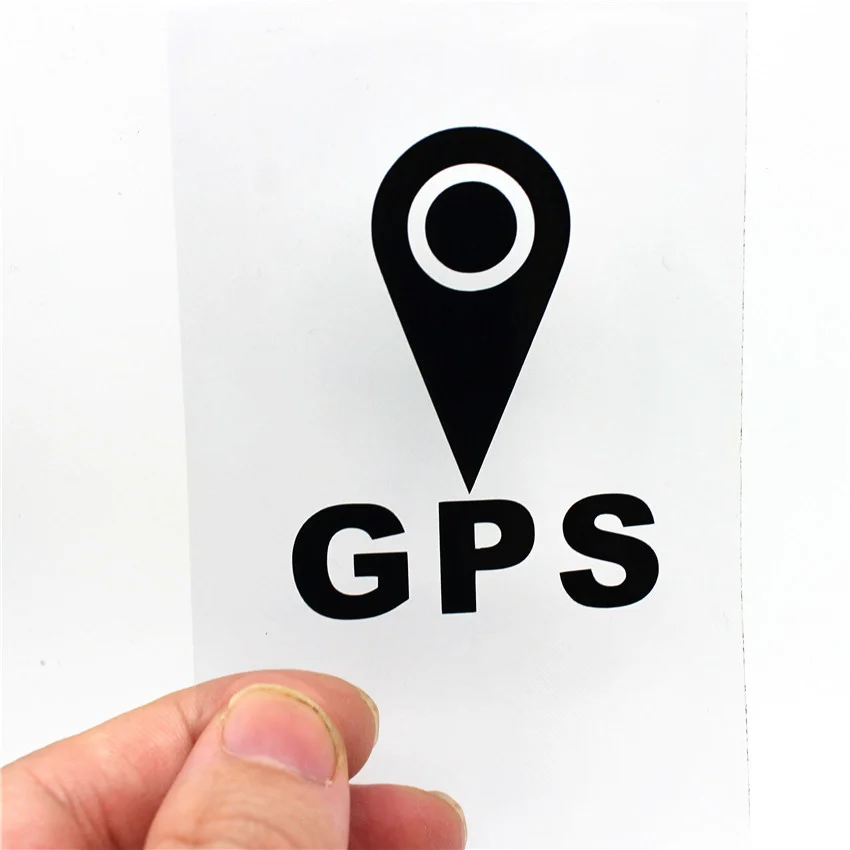 2pcs/lot Waterproof Vinly Sticker GPS Tracking Car Motorbike Bike Anti-Theft Decal Styling Windows Decoration Accessories