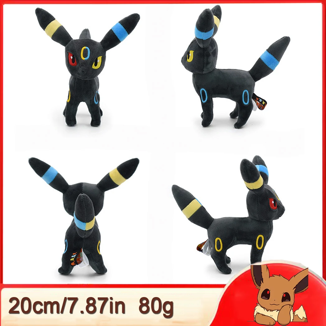 keeppley Neues Pokémon-Plüschtier Eevee Vaporeon Jolteon Flareon Espeon Umbreon Leafeon Glaceon Sylveon Perfektes Weihnachtsgeschenk Geburtstagsgeschenk 10