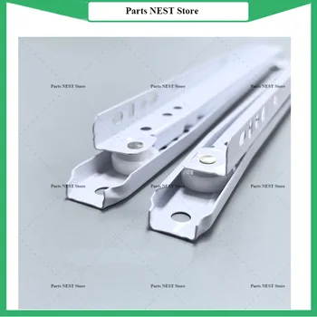 1Pair Drawer Slide Rails Cabinet Rails Drawer Guide Slides Computer Table Chute Cabinets Keyboard Roller Pulley Furniture Slides