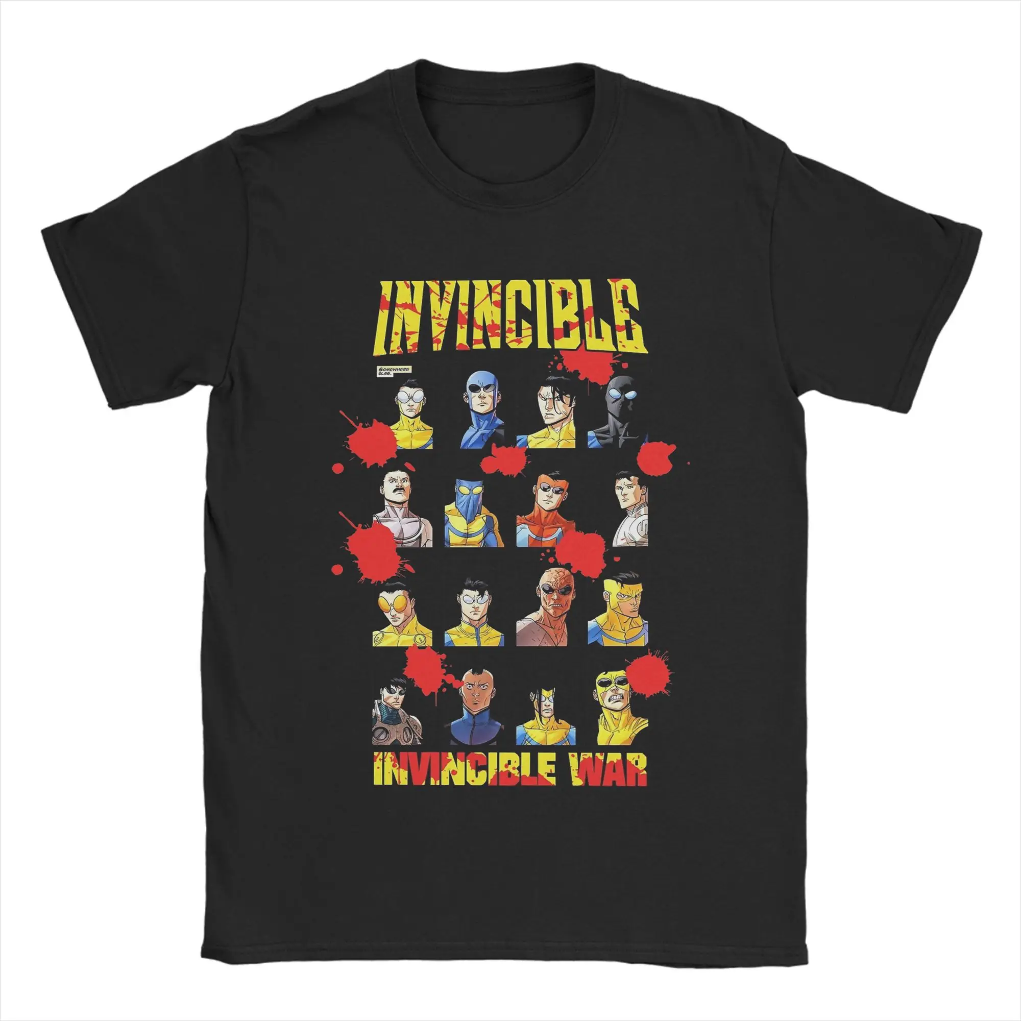 

Men's Invincible Variants TV Series T Shirt Pure Cotton Clothes Novelty Short Sleeve O Neck Tees Printing T-Shirts