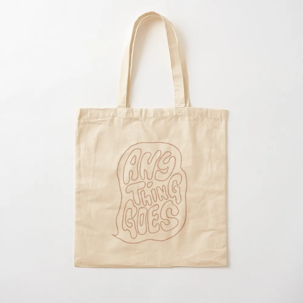 

Anything Goes podcast Tote Bag cloth bag woman reusable shopping bag shopper bags female Canvas Tote