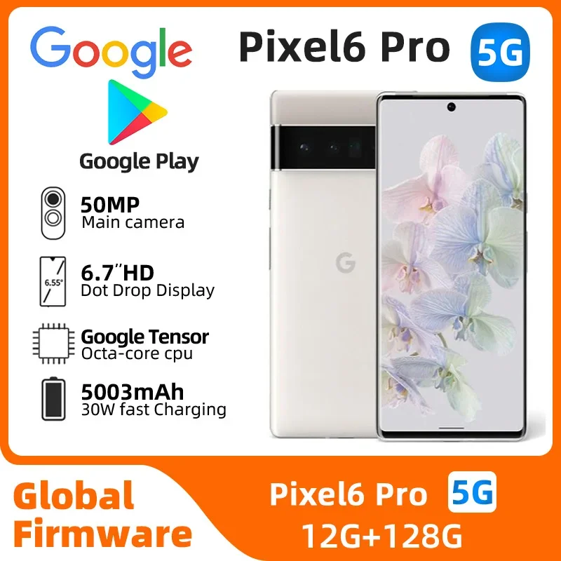 Google Pixel 6 Pro 5G Unlocked Mobile Phone 6.7