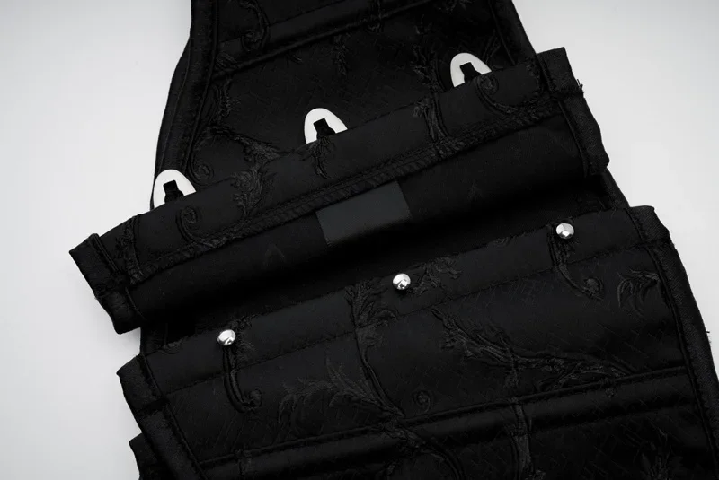 Sexy Bustiers und Korsett für Damen, Gürtel, Schnürung, Kunststoffknochen, Satin, Unterbrust, Taillentrainingskorsett, Unterbrustkorsett – Detail 7