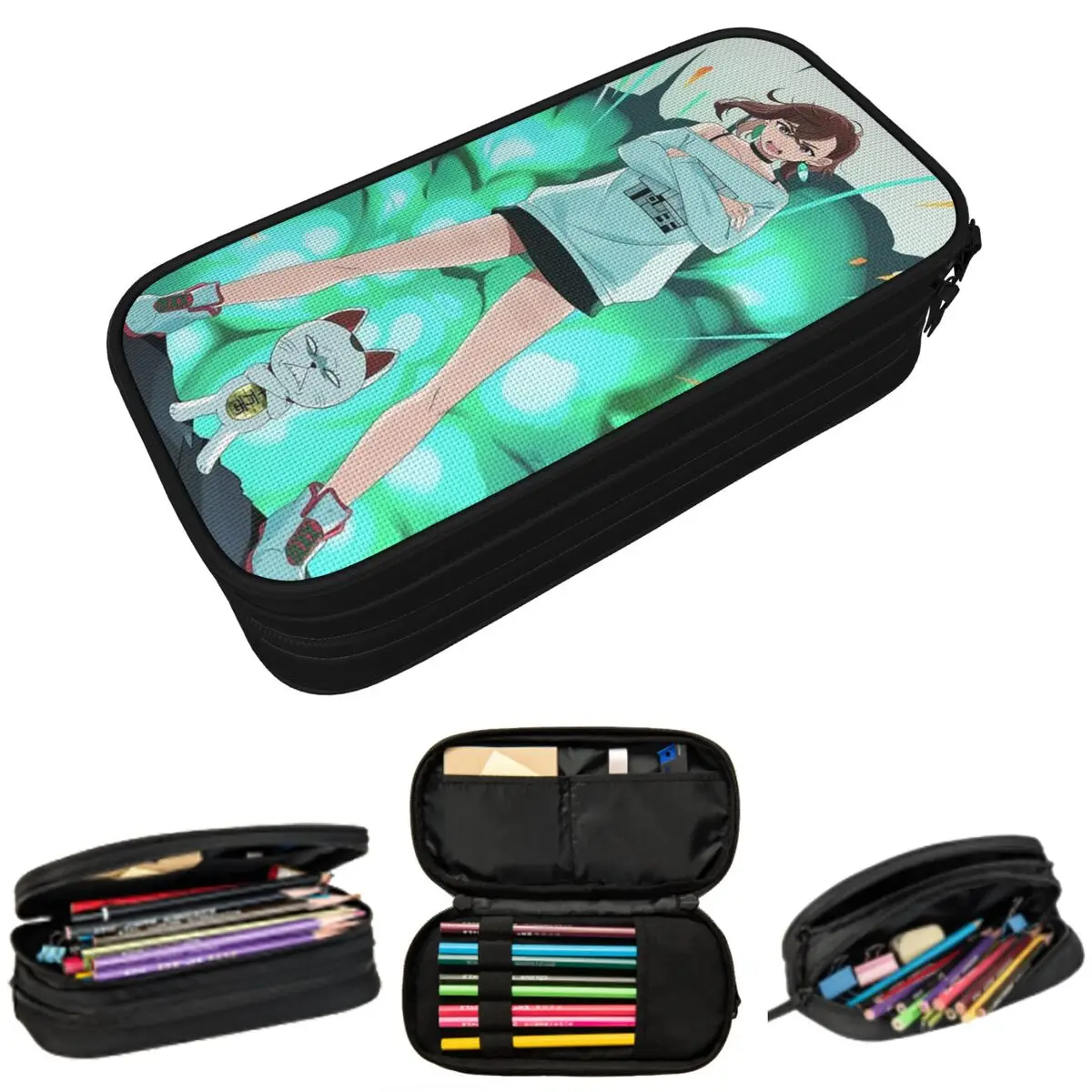 

Turbo Granny Dandadan Anime Pencil Case for Studen Gifts Pen Box Pencil Bag Stationery Supplies Pen Holder Bag