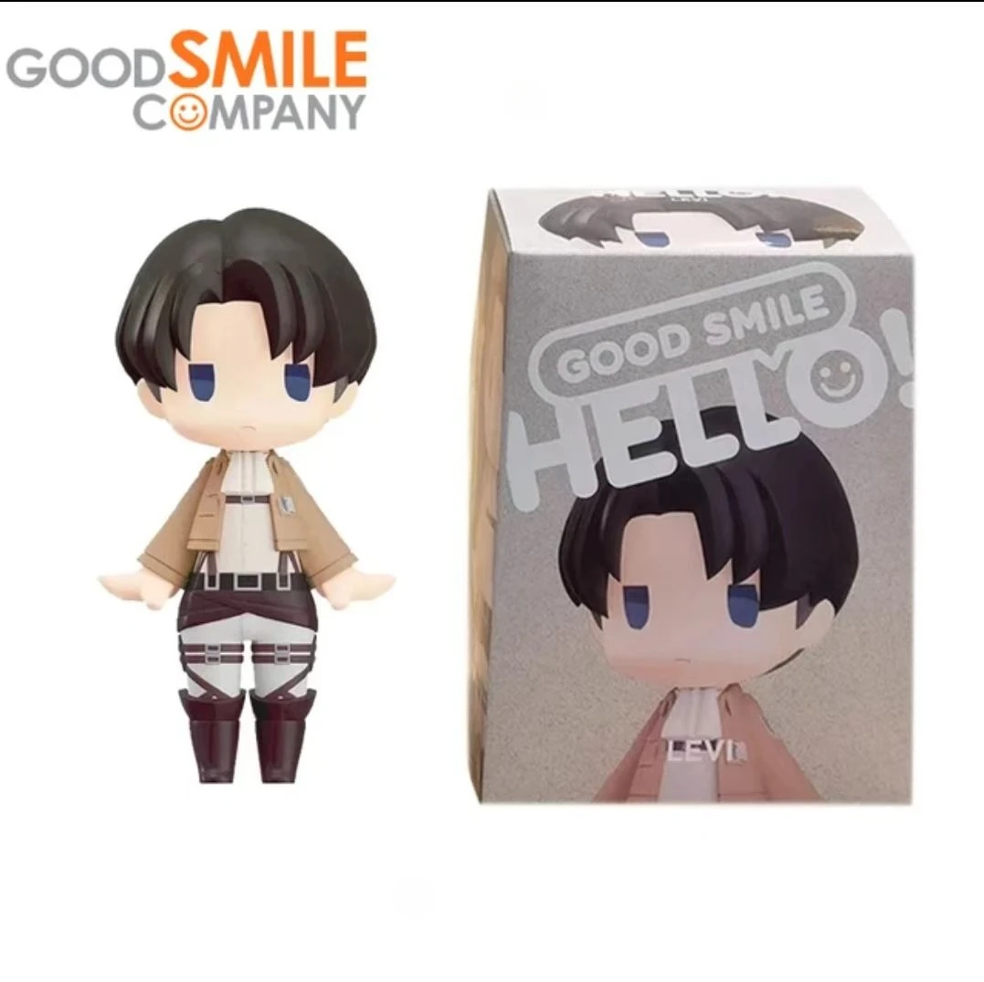 

In Stock GSC HELLO GOOD SMILE Attack on Titan Levi Q Version Figure