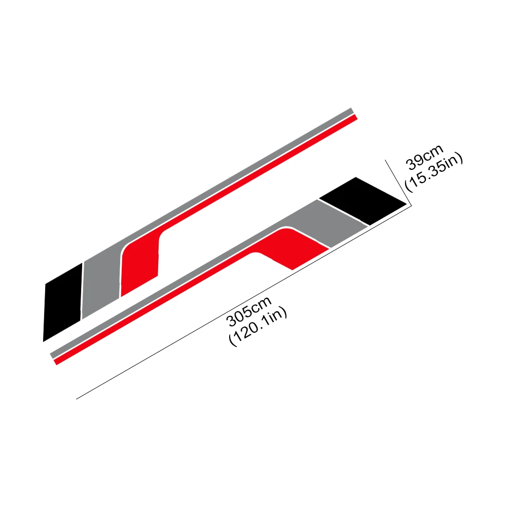 

For Audi Q8 SQ8 RS TFSI Quattro E-tron 2019 2021 2020 Car Graphics Side Body Door Sticker Strips Vinyl Decals Trims Accessories