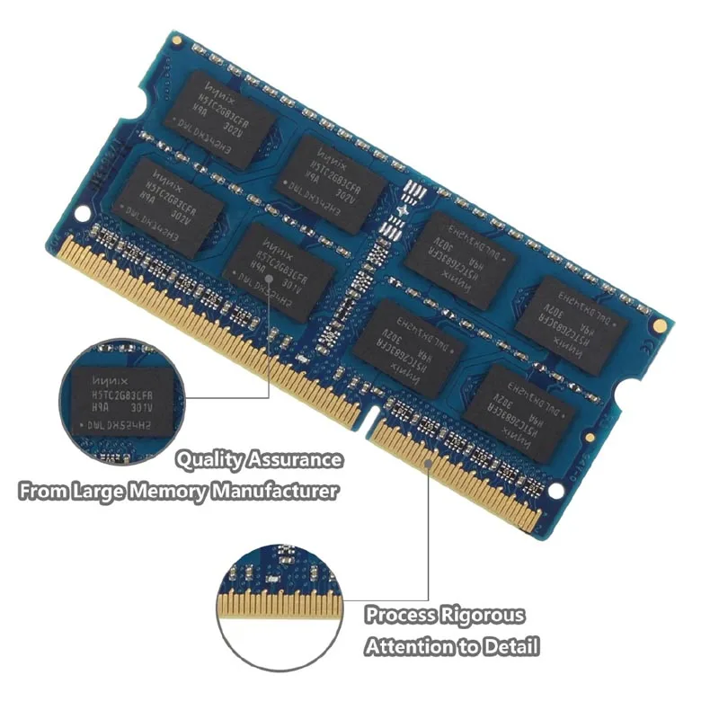 Memoria RAM para Portátil DDR3 8GB 1.5V 1333 204Pin SODIMM