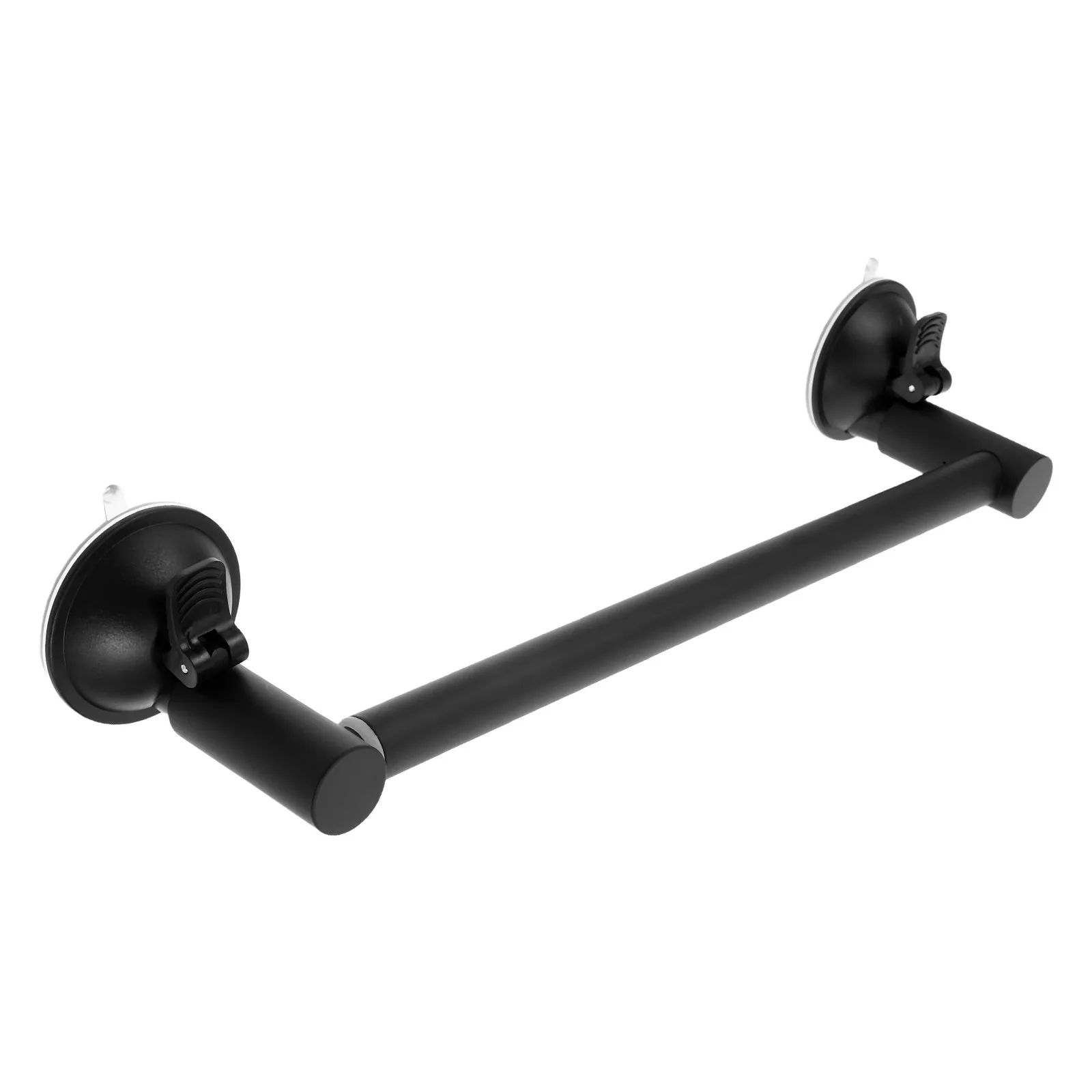 Stainless Steel Telescopic Towel Bar 25.6 Inch for Bathroom Shower Door Wall Suction Cup Adhesive Towel Holder No Drill