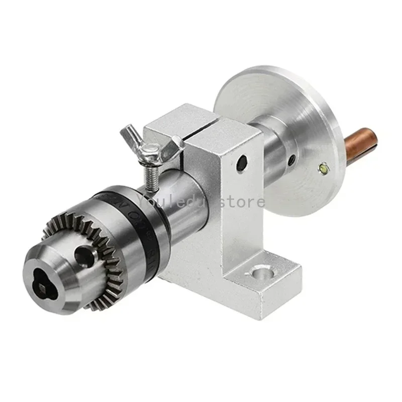 Live Lathe Center Head With Chuck Diy Accessories For Mini  Machine Revolving Centre Woodworking Tool Parts