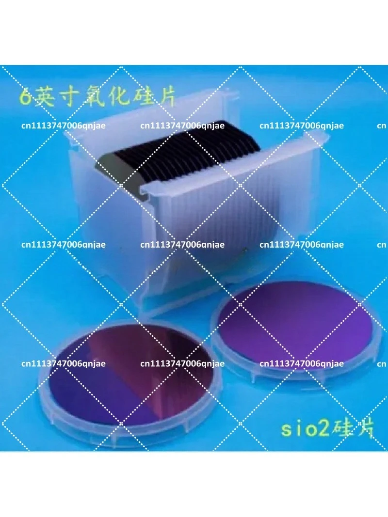 6 Inch Oxidized Silicon Wafer SiO2 Insulation Layer 300nm Single-Sided Polished 625um Thick Research Grade