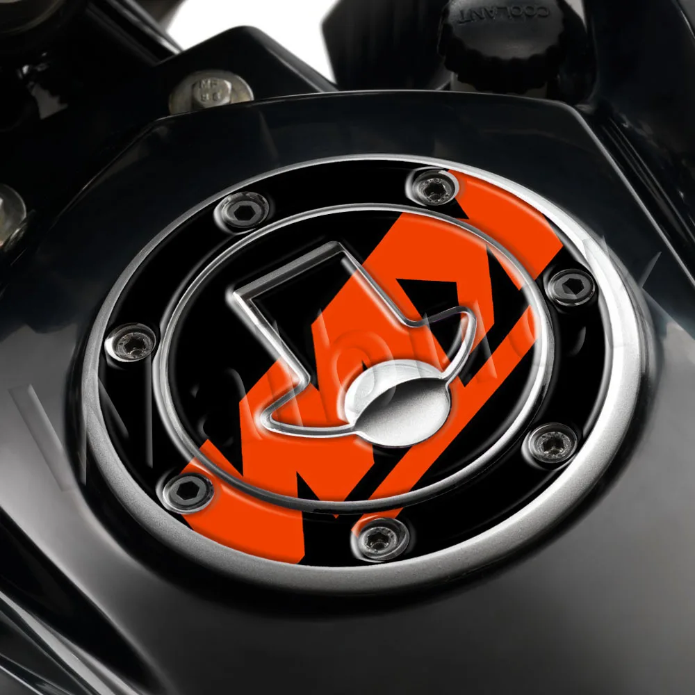 For SUPERDUKE 1190 RC8 990 1290 Adventure 1050 390 125 200 790 3D Carbon Fiber Motorcycle Tank Cap Sticker Accessories Decal