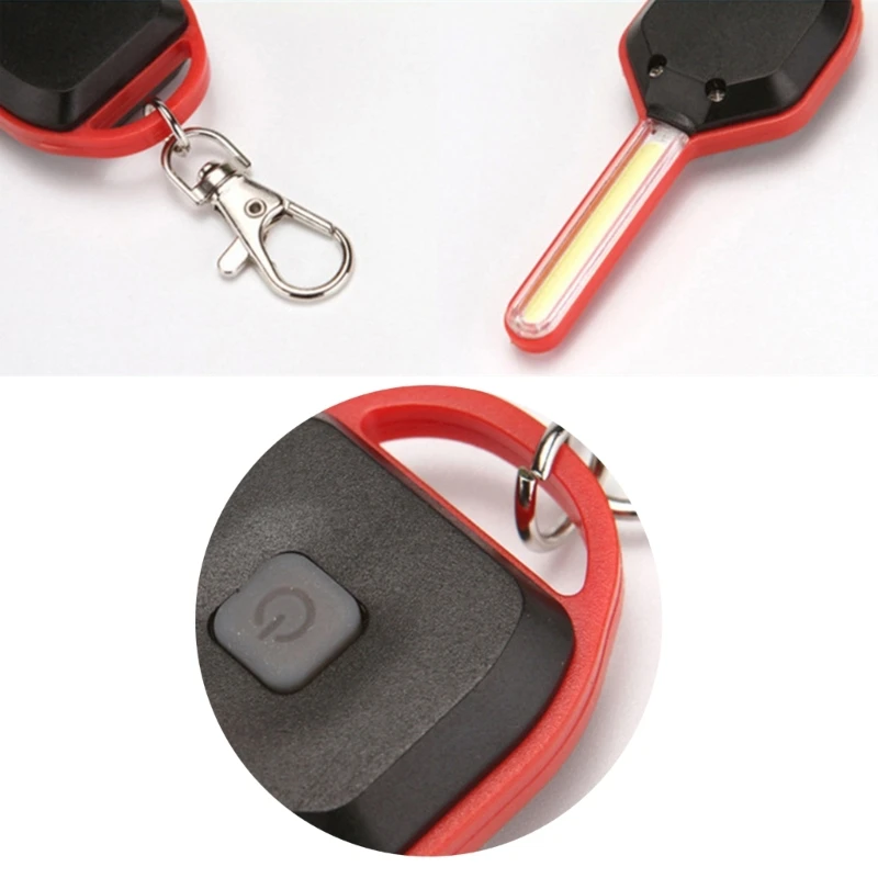 Portable Keys Shaped LED Flashlight Pocket Tiny Light Mini Keychain Flashlight Small LED Keyring Torch Light Durable Dropship