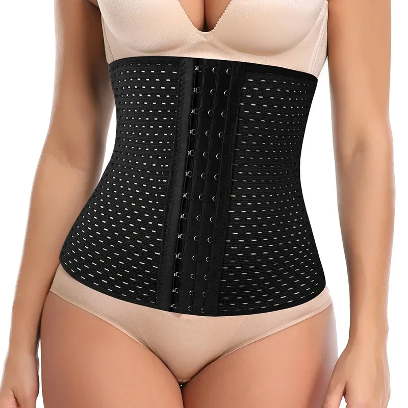 

Qtree Women Body Shaper Waist Trimmer Corset Slimming Beer Belly Fat Cellulite Tummy Control Stomach Girdle Slimming Patch Belt