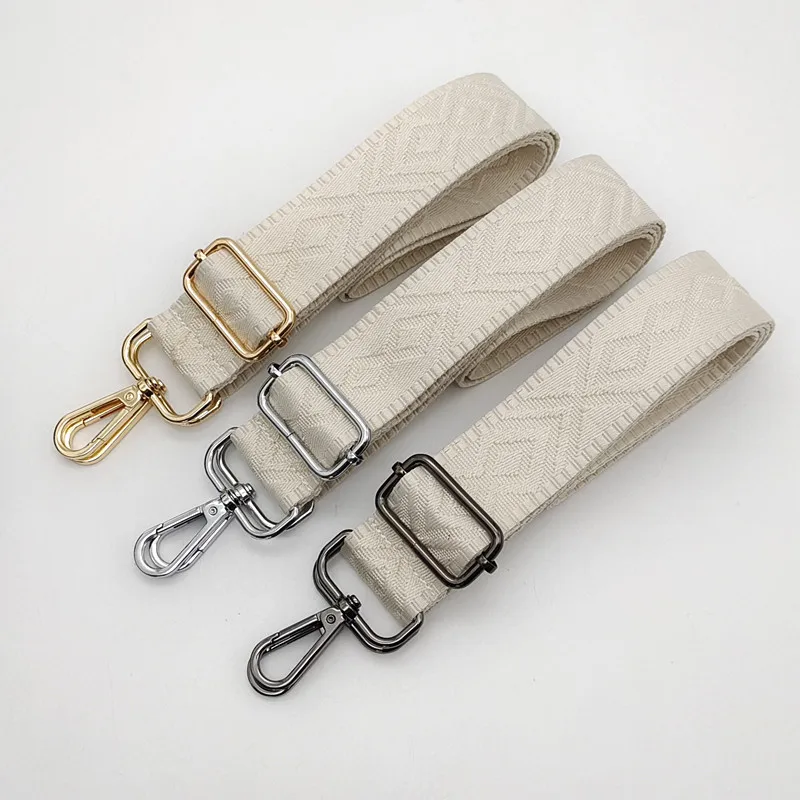 New Solid Color Rhombus Men's and Women's Bag Accessories Single Shoulder Crossbody Adjustable Long Strap Clothing Wide Strap