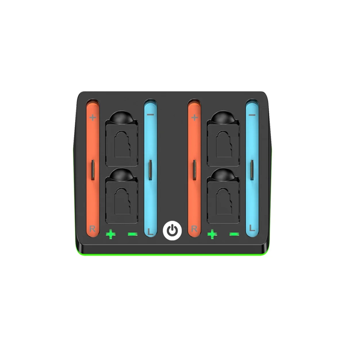 قاعدة شحن 3C جديدة للتبديل 2 مع 9 أوضاع إضاءة محطة شاحن مع 4 فتحات ألعاب بدون أربعة مقابض