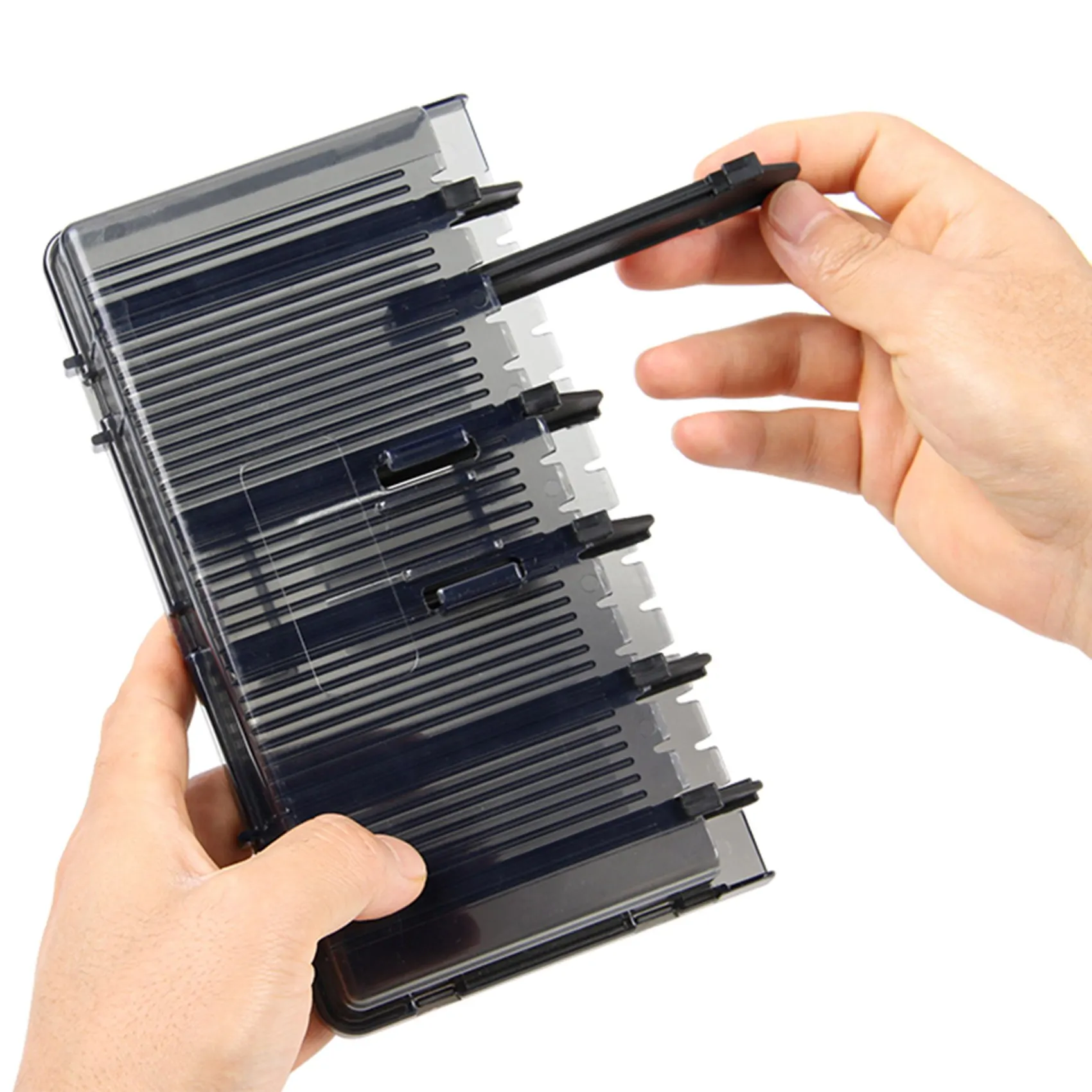 

Пластиковая коробка для рыболовного воблера, чехол для хранения рыболовных снастей для MEIHO, L