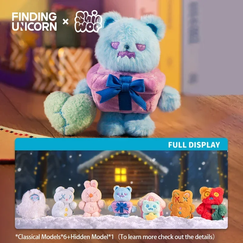 

Finding Unicorn ShinWoo The Cold Hug Series Blind Box Guess Bag Original Toys Doll Cute Anime Figure Ornaments Collection Gift