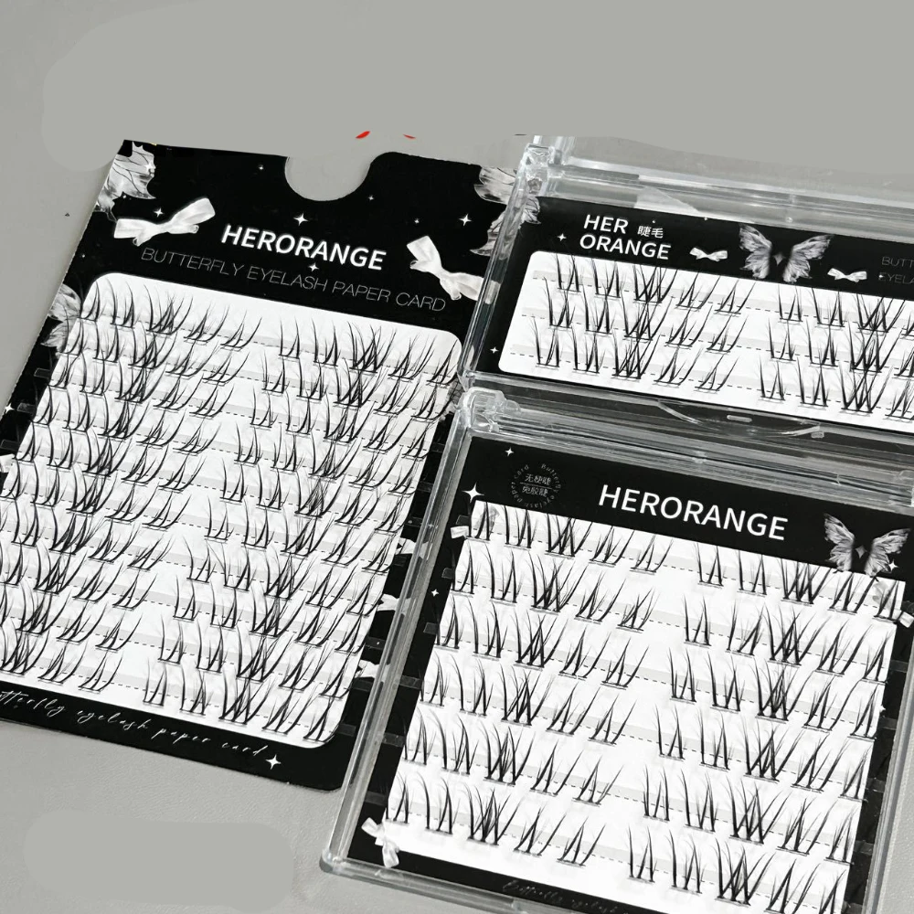 

3/6/10 Rows Irregular Thai-style False Eyelashes Enlarged Eyes Natural Segmented Fake Eyelash Photogenic Makeup for Beginner
