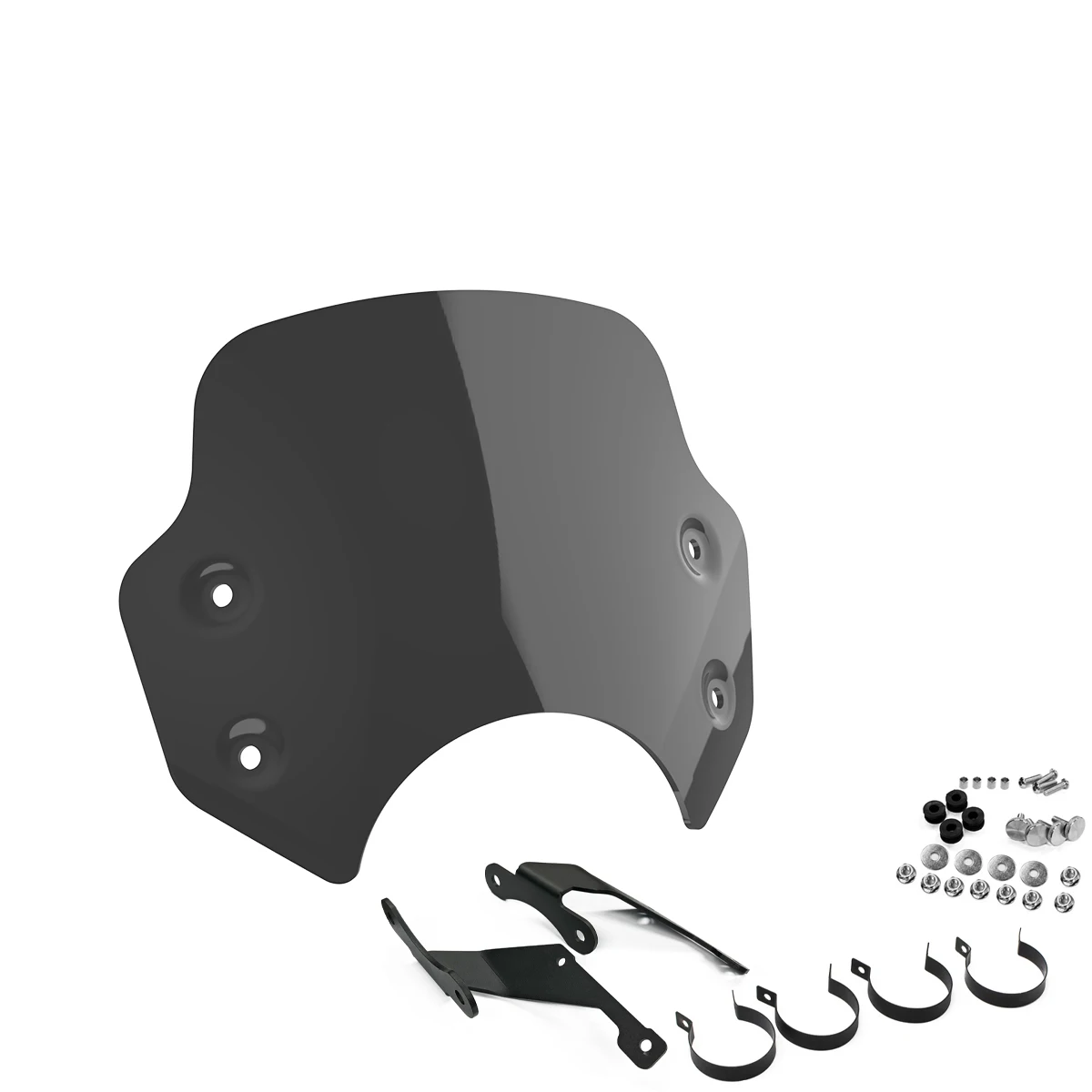 Motorcycle Accessories Parts Front Headlight Fairing Cover Windscreen Windshield Flyscreen Wind Shield Screen for VOGE CU625