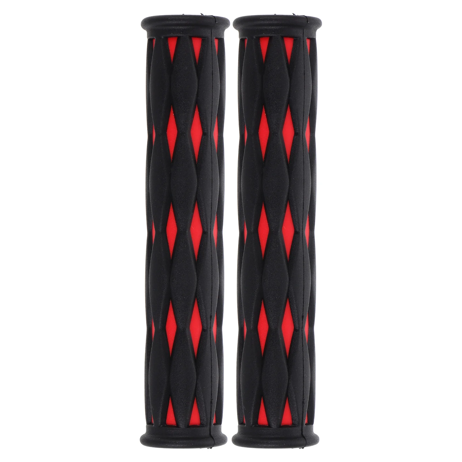 

1 Pair Universal Bull Horn Handlebar Covers Anti-Slip Rubber Grip Sleeves For Motorcycle Electric Bike Brake Clutch Levers