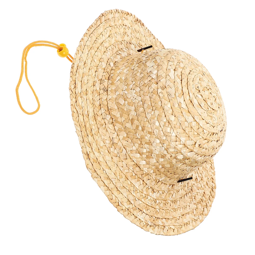 

1pc Braided Straw Hat Kids Beach Bucket Sun Outdoor Fishing Khaki Baby Girl Lightweight Adjustable Cute Stylish Summer for kids